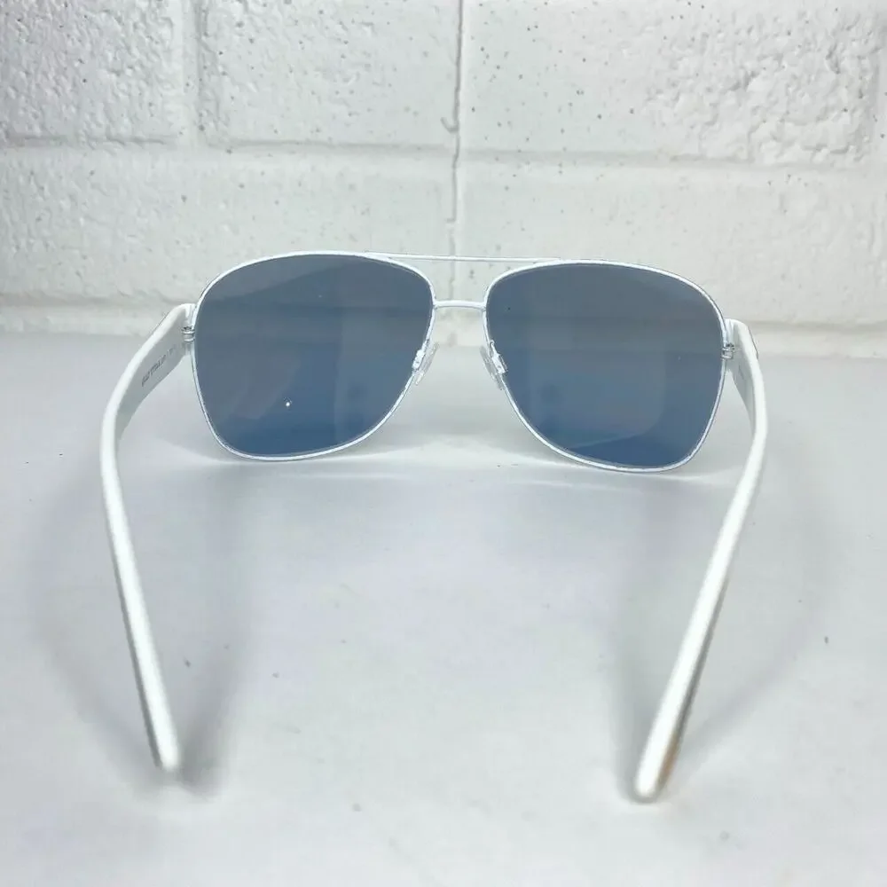 Exalt Cycle Rueda C1‎ Eyeglasses Frames White Square Vintage Rare 59-13 H1357